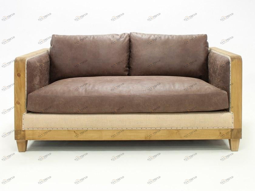 CREARTE COLLECTIONS 2-х местный кожаный диван Bambou essence 28