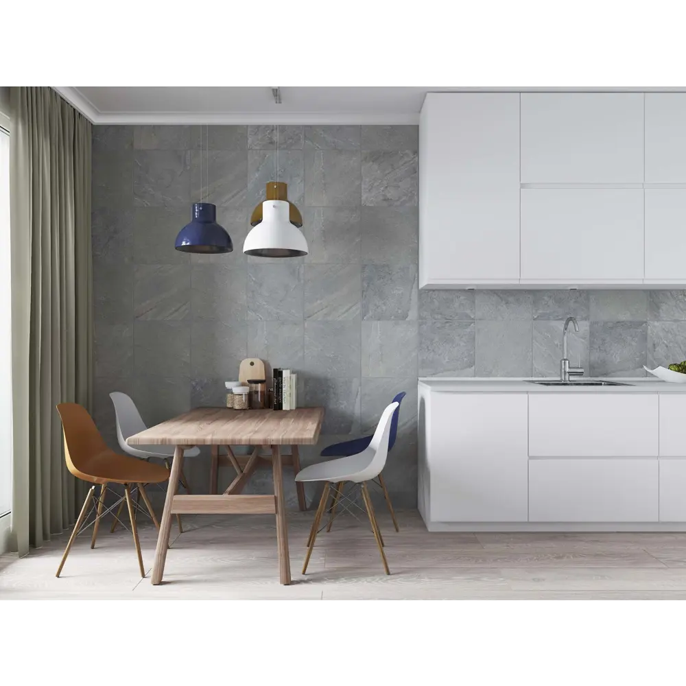 Estima Rock RC01 - керамогранит под камень 40.5×40.5 см серый 84614069 STLM-0052985 - Вид №5