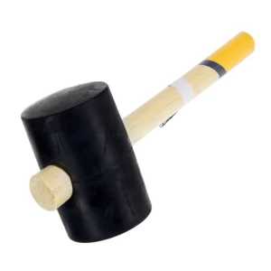 Киянка Systec 1250 г резиновая с деревянной ручкой