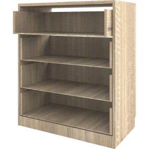 Каркас комода 99x80x44.3 см 4 ящика ЛДСП цвет дуб сонома 18592745 STLM-2095556