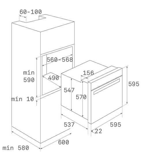 1137332 Духовой шкаф Teka HRB 6400 ATS SILVER Испания  - Вид №5