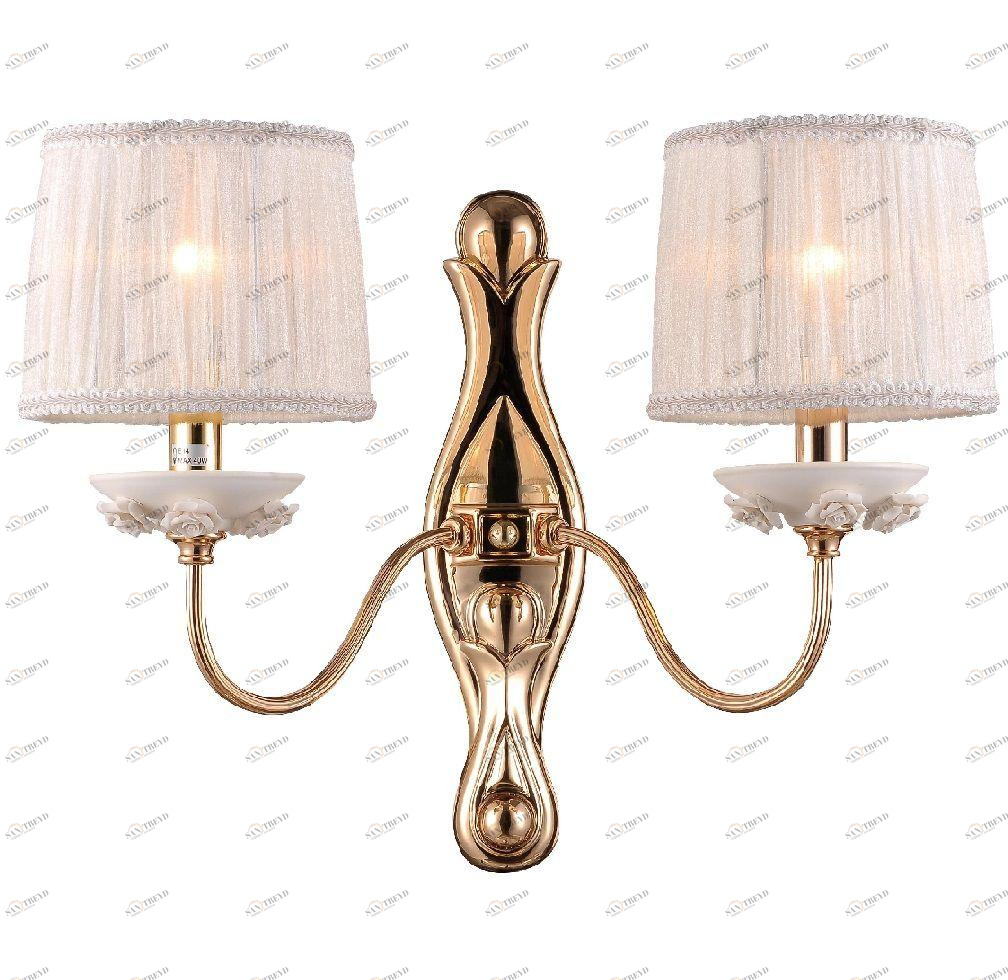 Бра Crystal Lux Adagio AP2 CRYSTAL LUX  077643 Белый;золото 