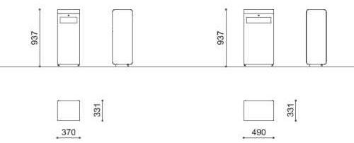 Metalco Контейнер для мусора из нержавеющей стали sun-id-1466956 - Вид №2