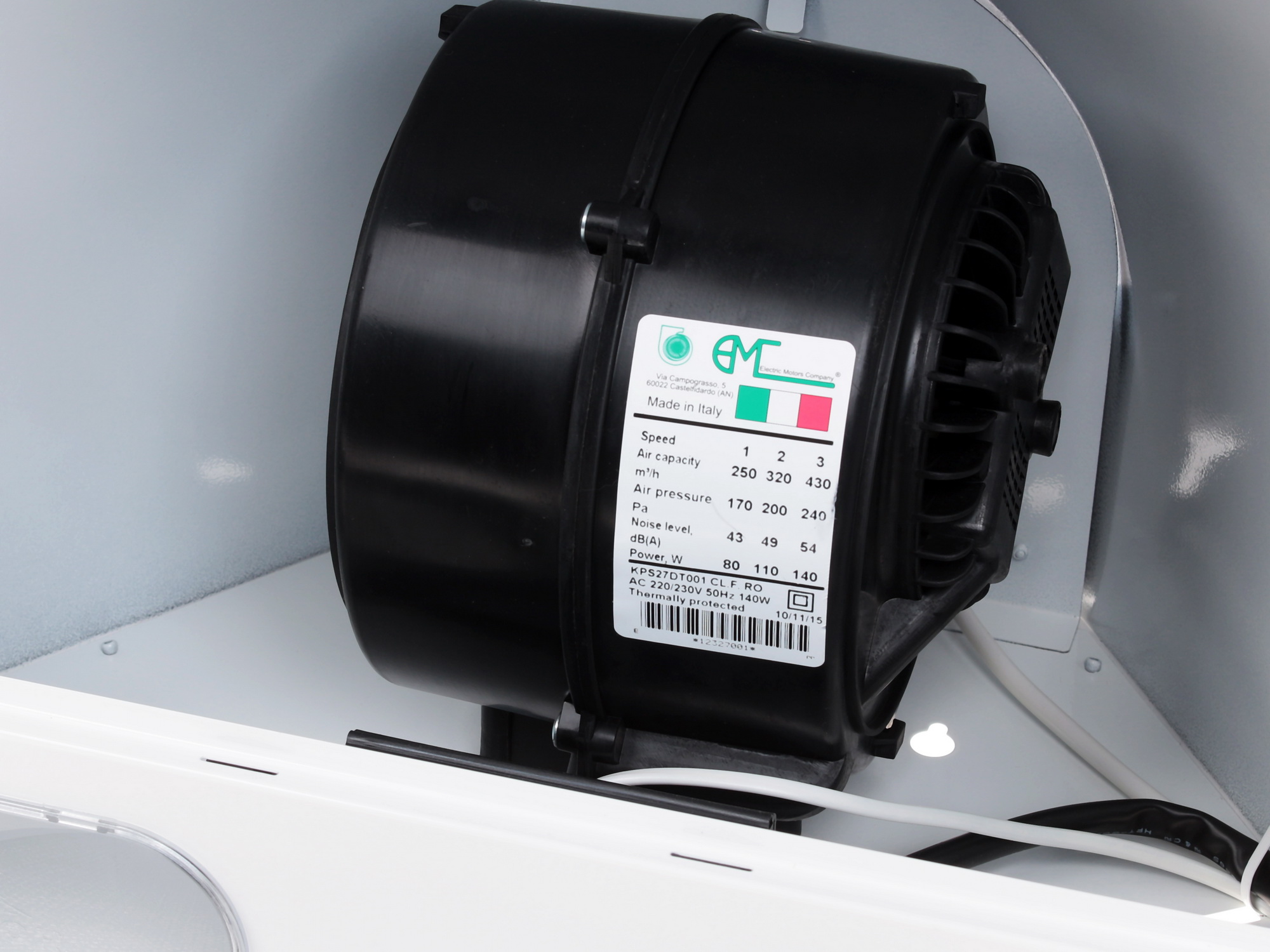 1040569 Вытяжка каминная ELIKOR Эпсилон 60П-430-П3Л белый/золотистый STDN-0013780 - Вид №8