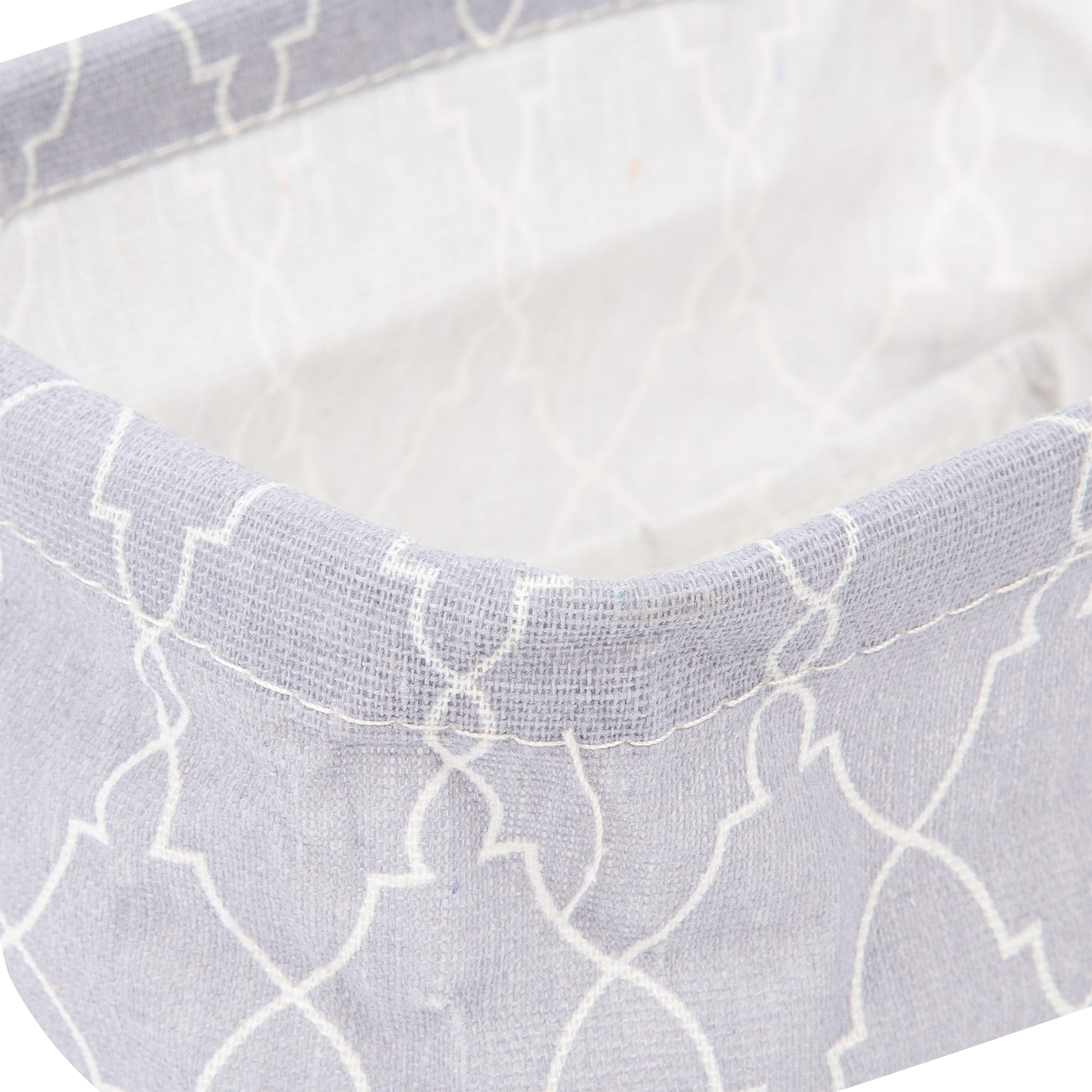 82769466 Коробка складная 12х8х9 см полиэстер цвет серый DANISH Santreyd  - Вид №3