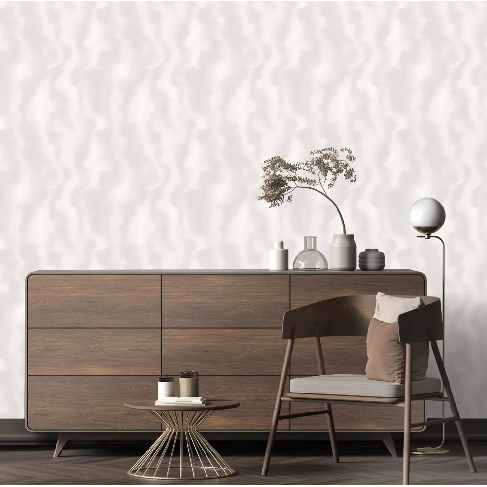 Обои флизелиновые Артекс Злата 1 серо-бежевые 1.06 м 11427-04 STLM-2015119 - Вид №6