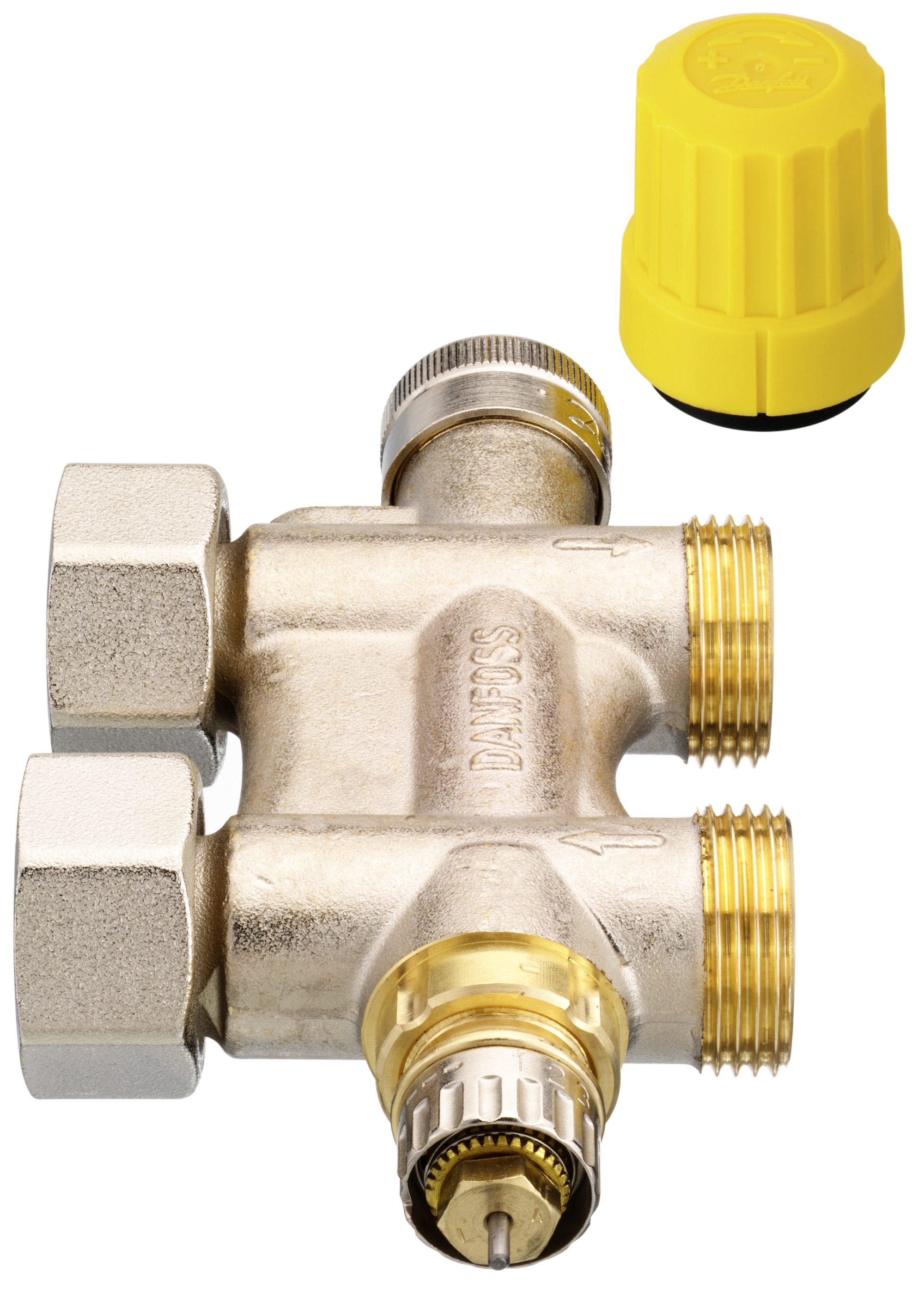 Danfoss Гарнитура VHS для двухтрубной системы отопления VHS кл. т/рег. прямой 1/2" * 3/4" 013G4742  - Вид №2