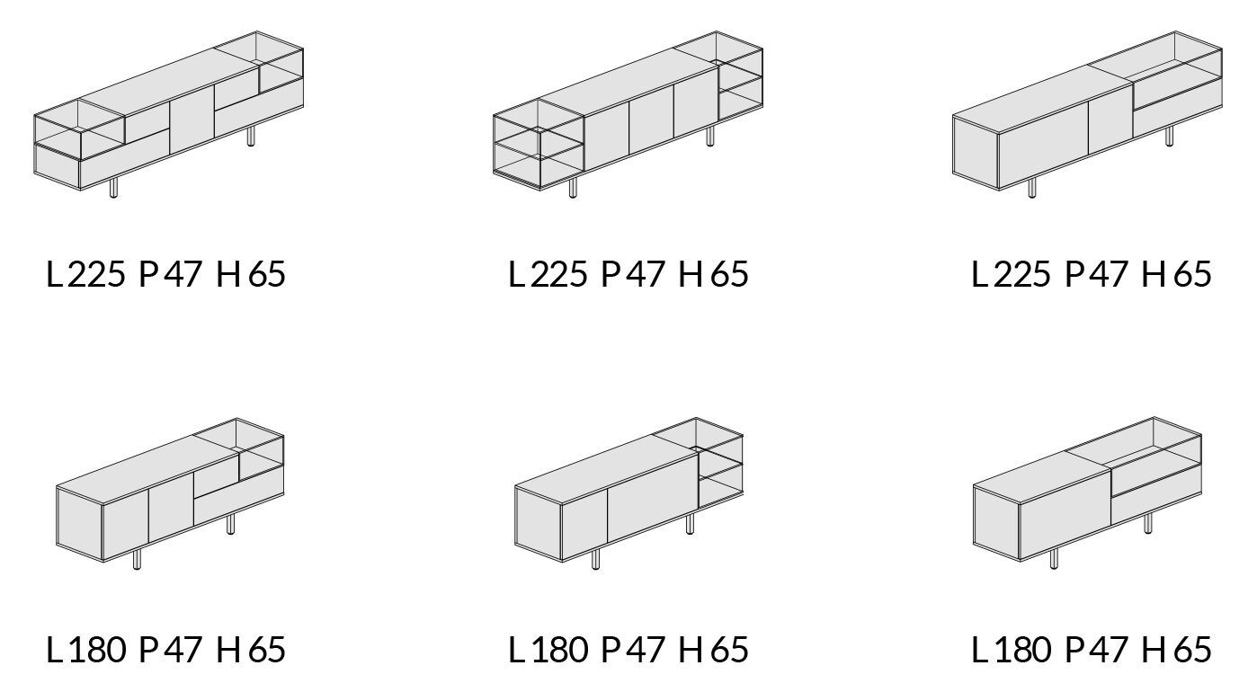 Шкаф из дерева и стекла с дверями About Office йога ARCH-00124392 - Вид №5