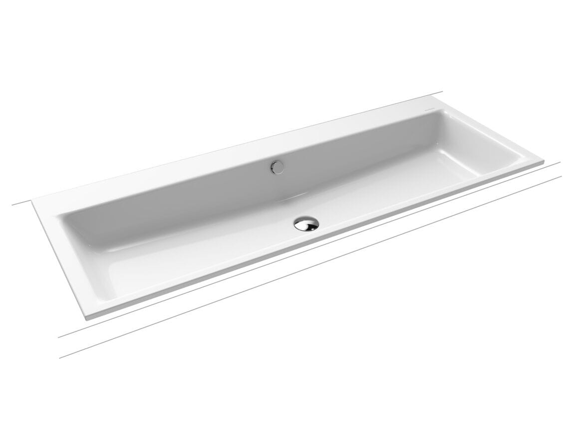 Встраиваемый умывальник с двойным покрытием из эмалированной стали KALDEWEI чистый ARCH-00007621