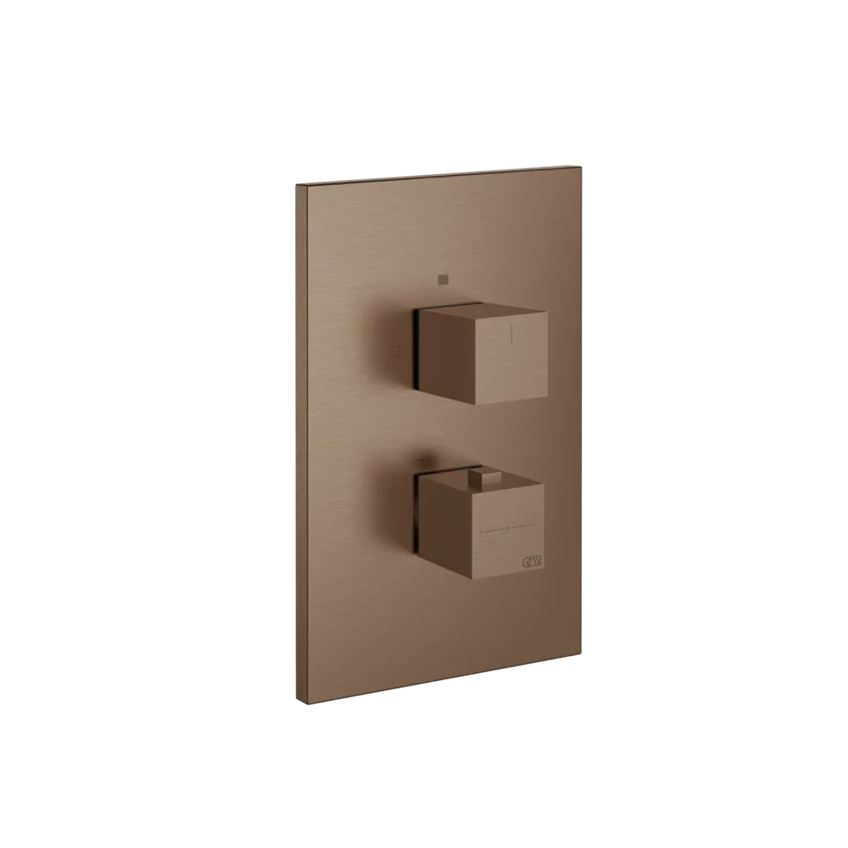 Смеситель для душа 20190 708 Gessi Rettangolo k МЕДНЫЙ МАТОВЫЙ PVD 20190708