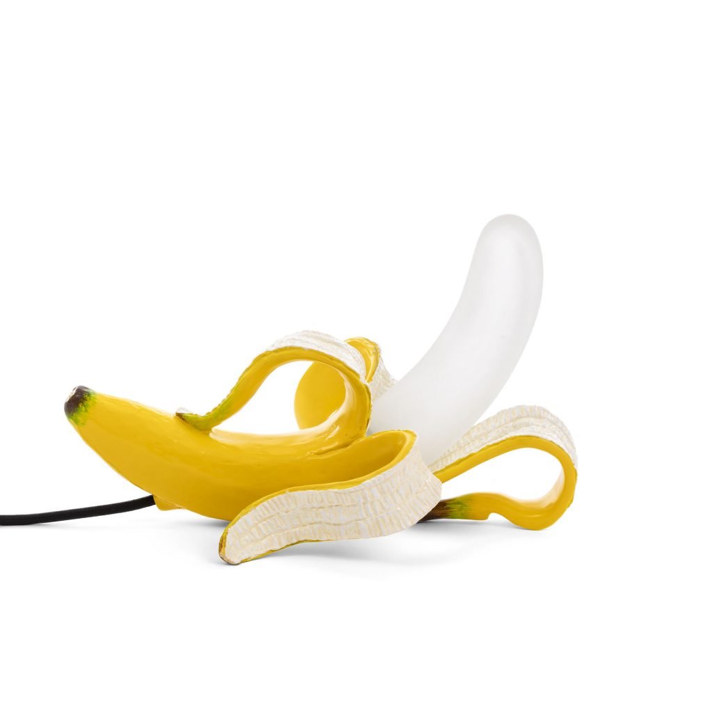 Настольная лампа 19х33 см желтая Banana Yellow Huey SELETTI НЕОБЫЧНЫЕ 00-3882474 Желтый  - Вид №1