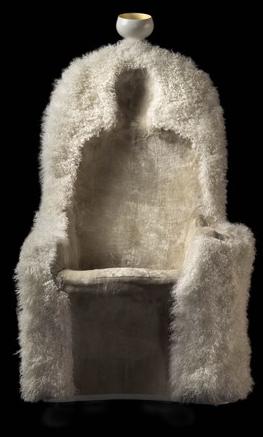 BD Barcelona Design Кресло меховое с подлокотниками с высокой спинкой sun-id-1479906 - Вид №5