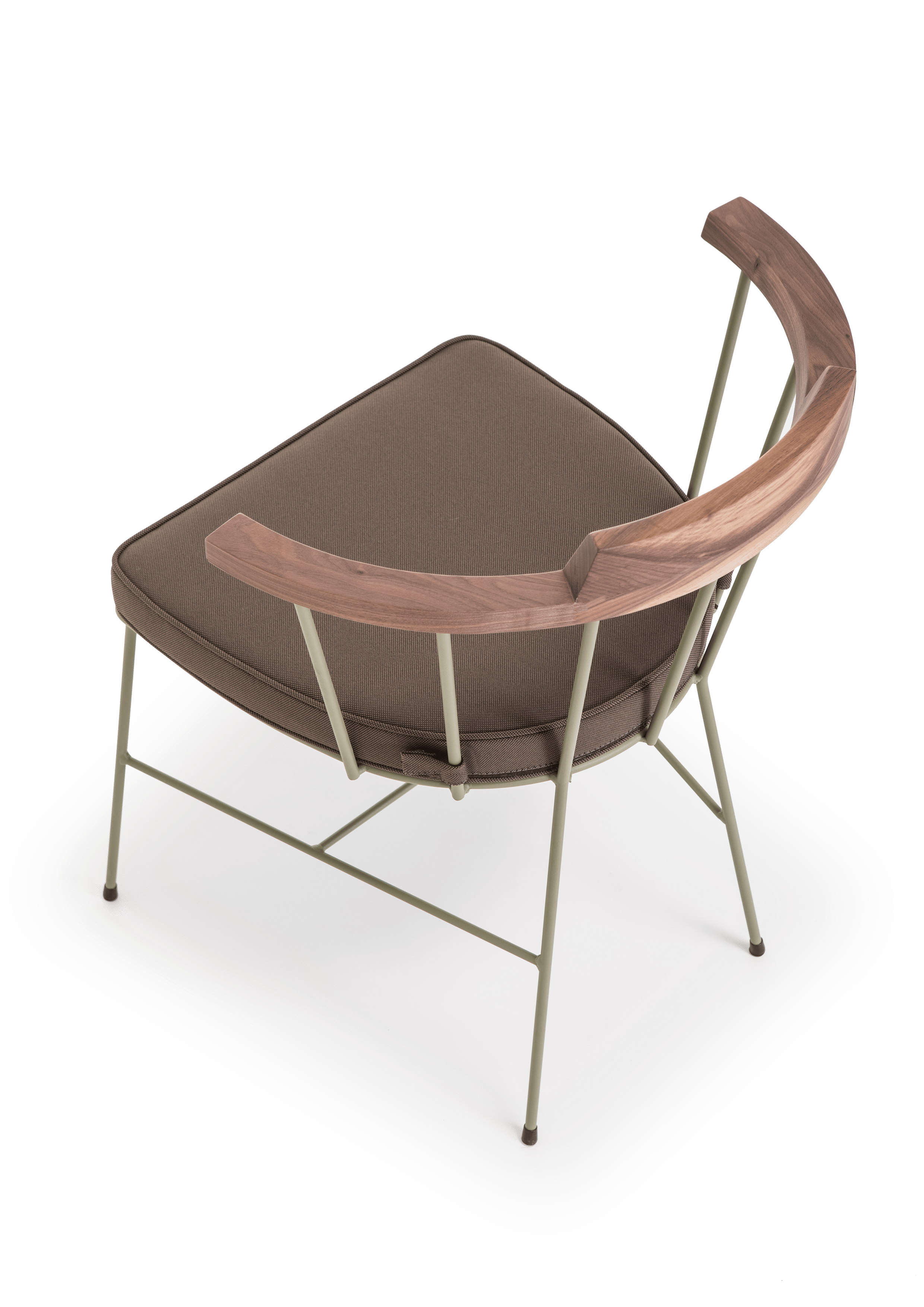 Стальной стул с порошковым покрытием с подлокотниками Vergés Mim ARCH-00142955 - Вид №1