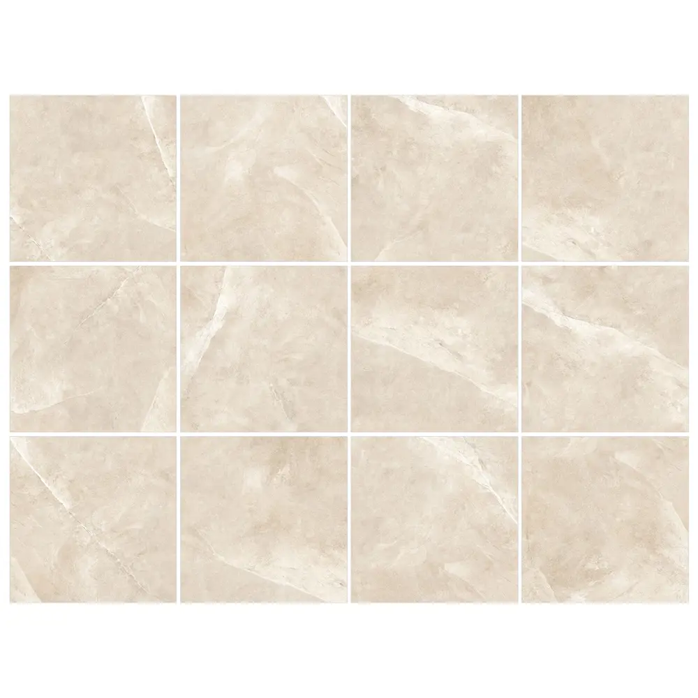 Глазурованный керамогранит Alma Ceramica Merida 04 60x60 см 1.8 м² матовый цвет бежевый STLM-2208490 - Вид №2