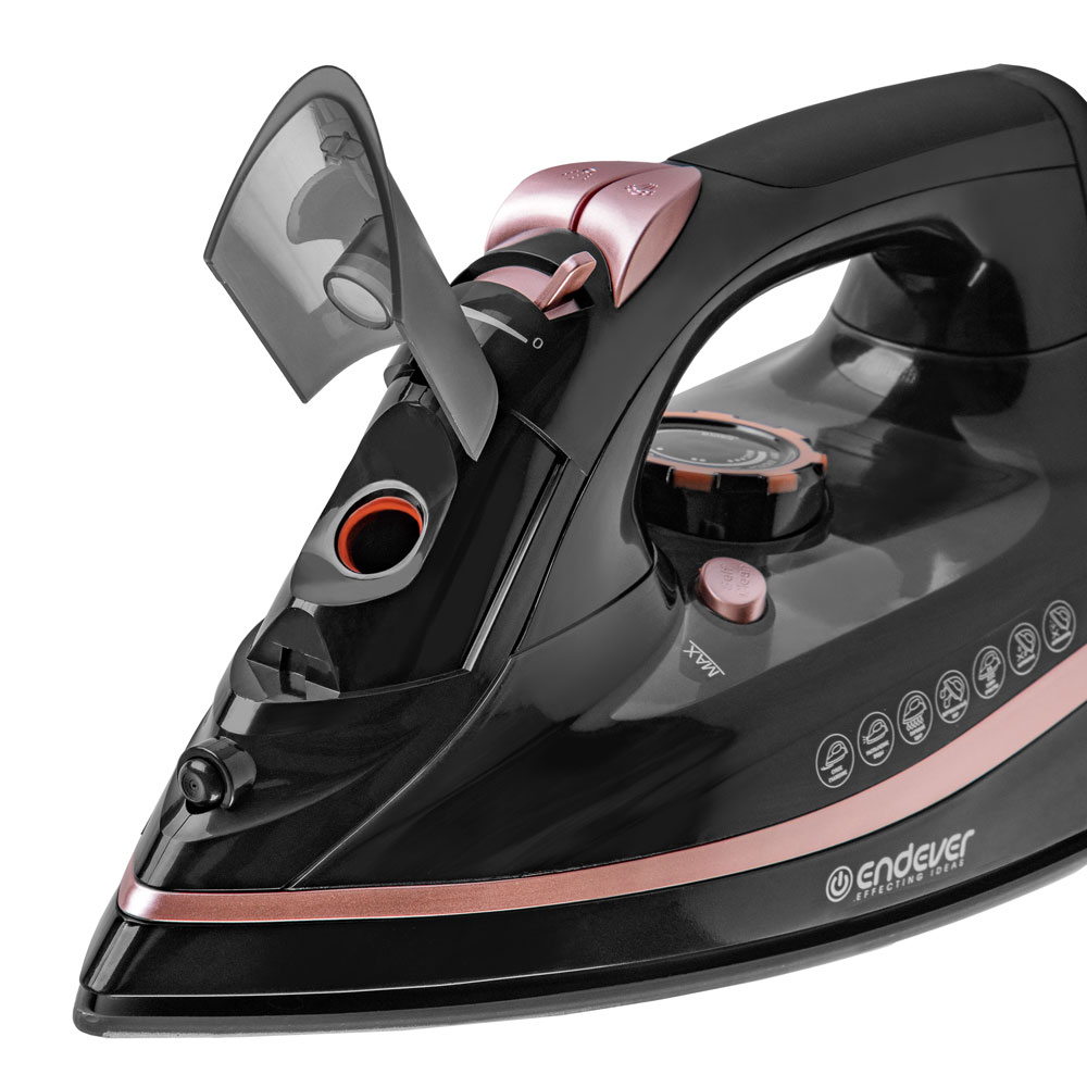 9059140 Утюг Endever Delta-229 черный KROMAX STDN-0041350 - Вид №3