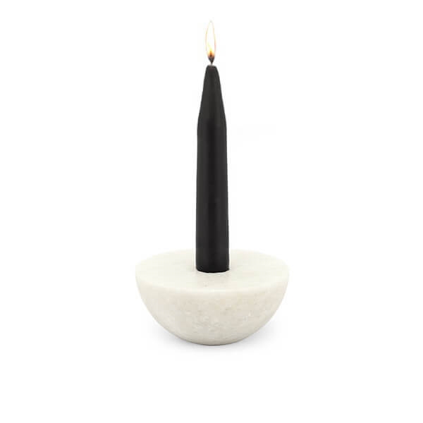 300161-10 ABHIKA СВЕЧА. MUBBLE SM WHITE 