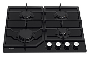 90225650 Газовая варочная панель 4 конфорки 60х51 см PGA 604 LGC цвет черный, 16007 STLM-0139148 AKPO