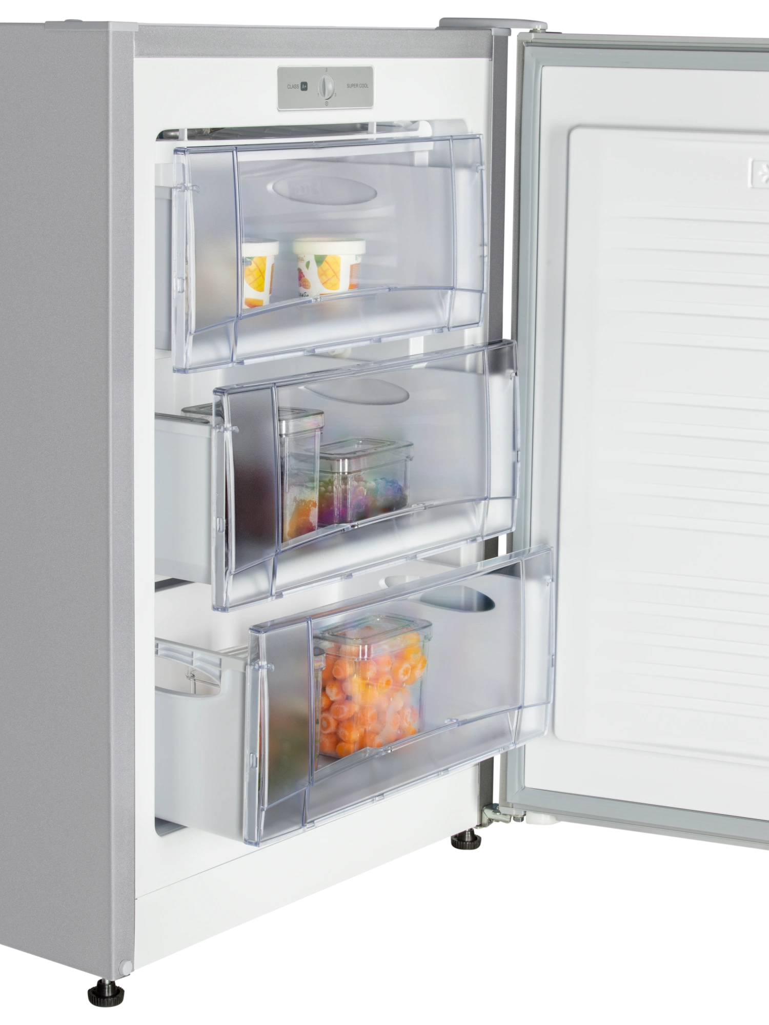 9293975 Морозильный шкаф  NORD DF 256 SAP серебристый STDN-0142000 - Вид №3