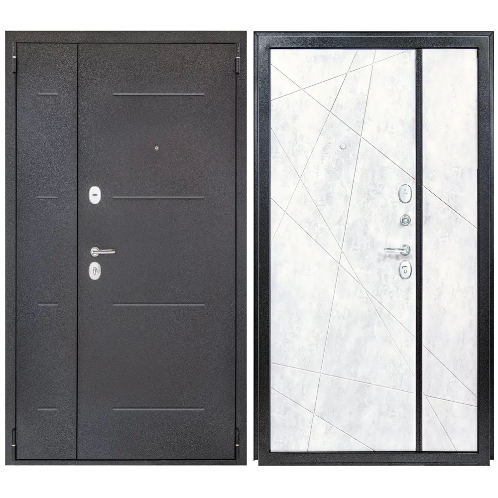 Дверь входная металлическая Порта 120x205 см правая сноу арт 85486791 STLM-2044507 PORTIKA 