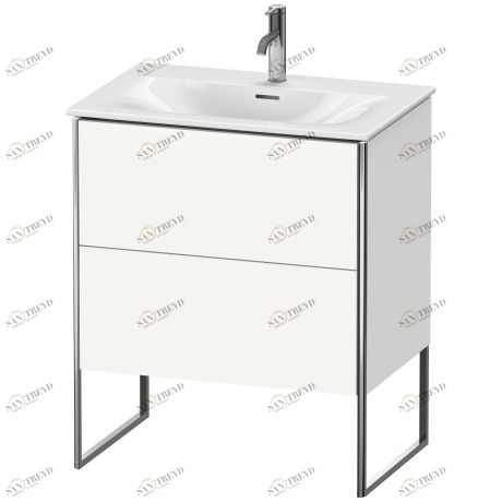 XS452303636 Тумбочка напольная XSquare #XS4523 710 x 478 мм Белый шелковисто-матовый лак Duravit