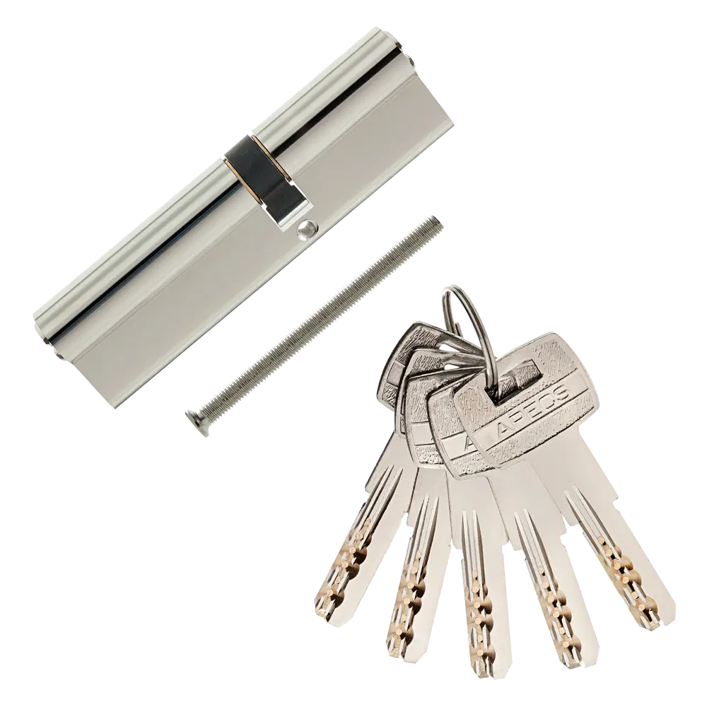 Цилиндр Apecs SM-110(45/65)-NI, 45x65 мм, ключ/ключ, цвет никель ЦИЛИНДР APECS SM-110(45/65)-NI КЛЮЧ-КЛЮЧ STLM-2188118 - Вид №1