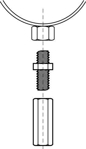 6453240 Монтажный элемент BIS Соединительные муфты соединение резьбовых элементов WALRAVEN  - Вид №2