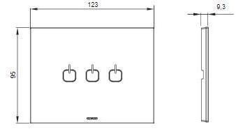 GEWISS Стеклянная отделочная пластина Serie civili sun-id-1489361 - Вид №7