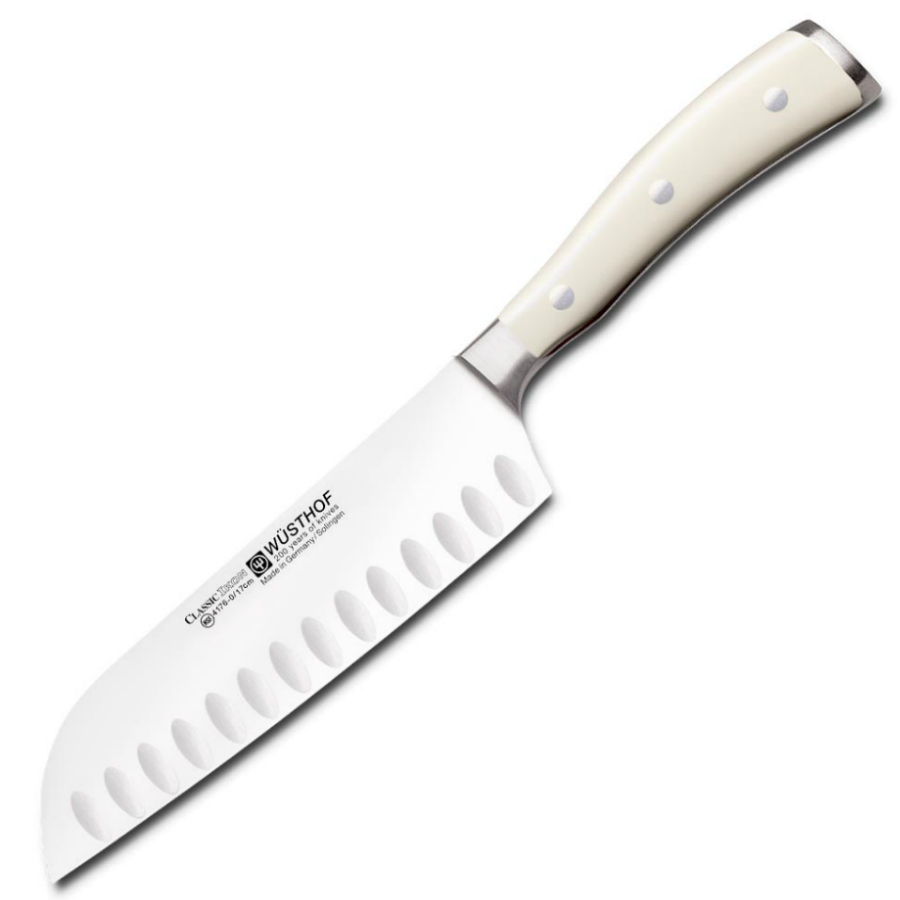 Набор кухонных ножей Ikon Cream White на деревянной подставке, 6 шт WUESTHOF W9877WUS - Вид №4