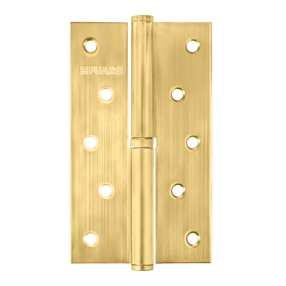 Петля карточная съемная Fuaro 125x75x2.5 мм сталь цвет золото STLM-2054212