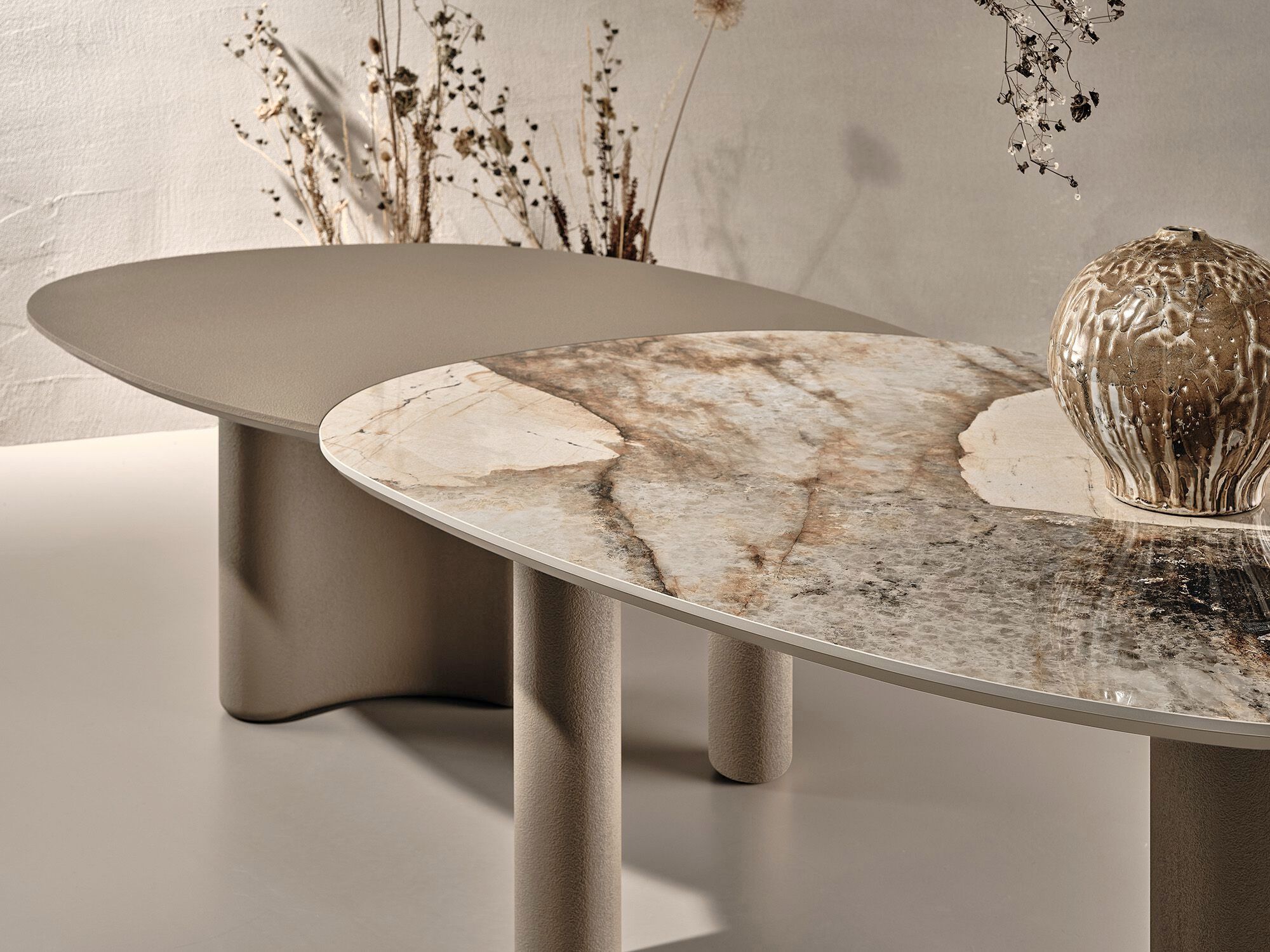 Деревянный и мраморный обеденный стол Naturedesign Главная ARCH-00089251 - Вид №12