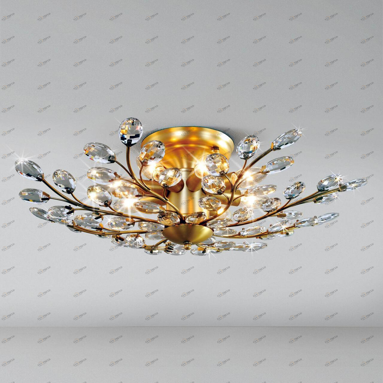 Потолочная люстра Citilux Серенада CL315183 CITILUX ДИЗАЙНЕРСКИЕ, СЕРЕНАДА 274535 Бронза 