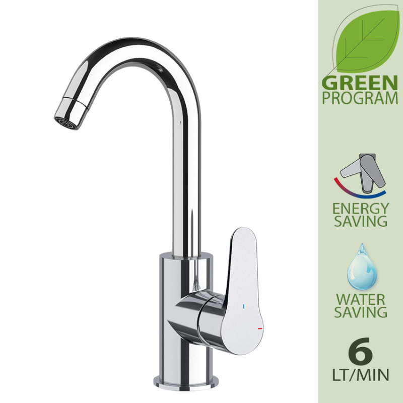 OME618CLT6 Смеситель для мойки DANIEL RUBINETTERIE Omega - Вид №3