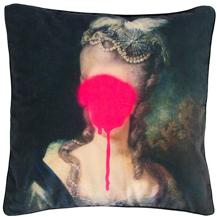 Mineheart Квадратная подушка из бархата Madame blush Acc/181 - Вид №1