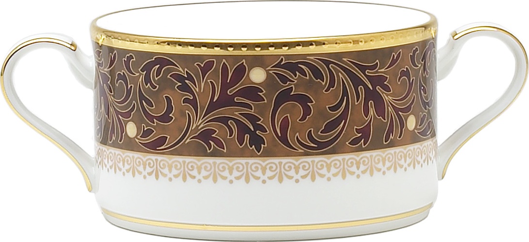 92948 Noritake Чашка суповая Noritake "Ксавьер,золотой кант" 210мл Фарфор костяной 