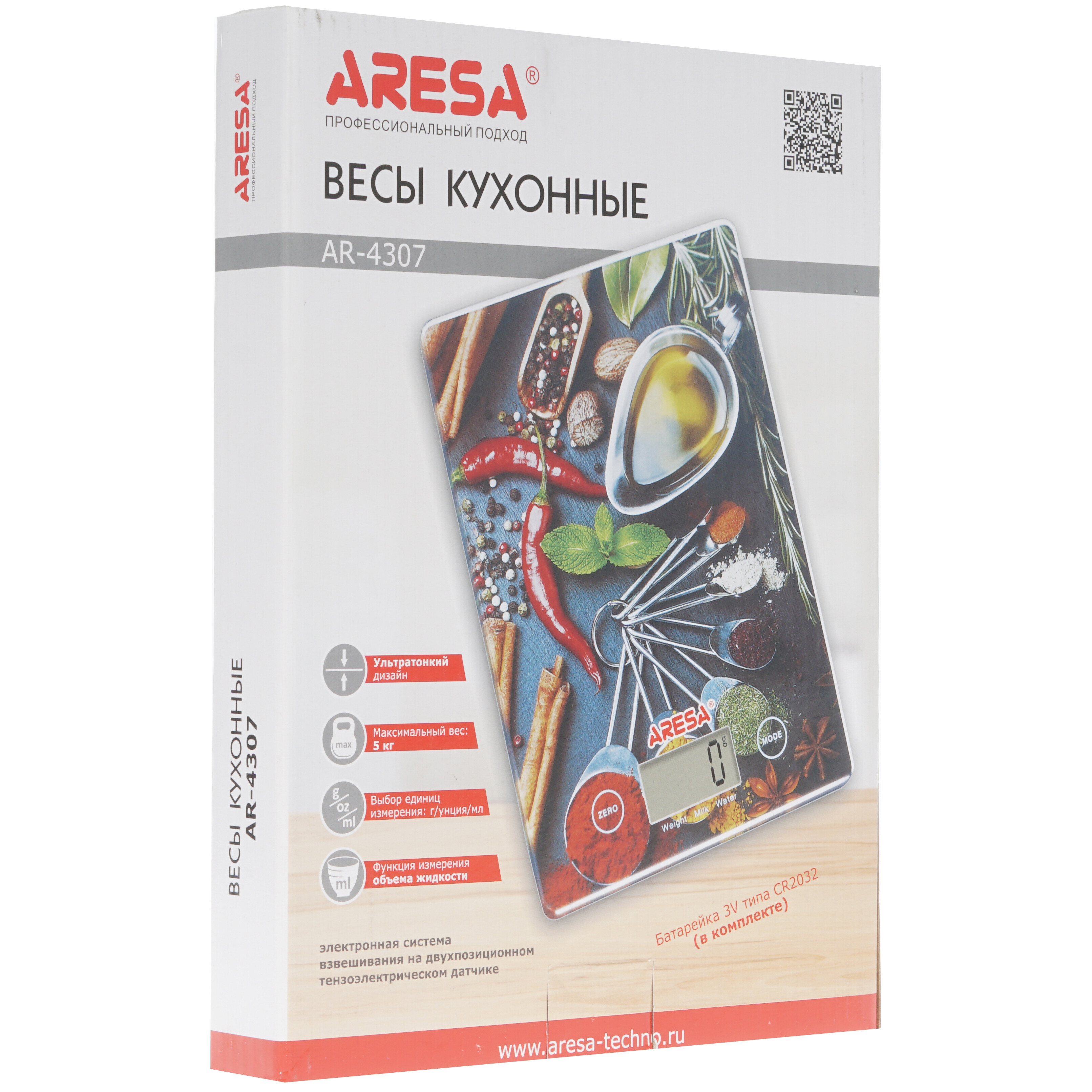 8146603 Кухонные весы ARESA AR-4307 разноцветный STDN-0087232 - Вид №5