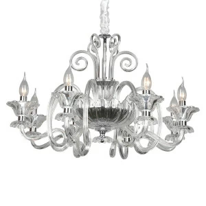 Подвесная люстра Omnilux OML-79503-08 OMNILUX ДИЗАЙНЕРСКИЕ 186457 Серый