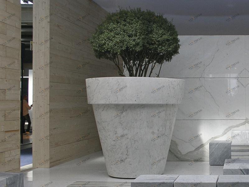 FranchiUmbertoMarmi Кашпо для общественных мест из мрамора Mac sun-id-1388267