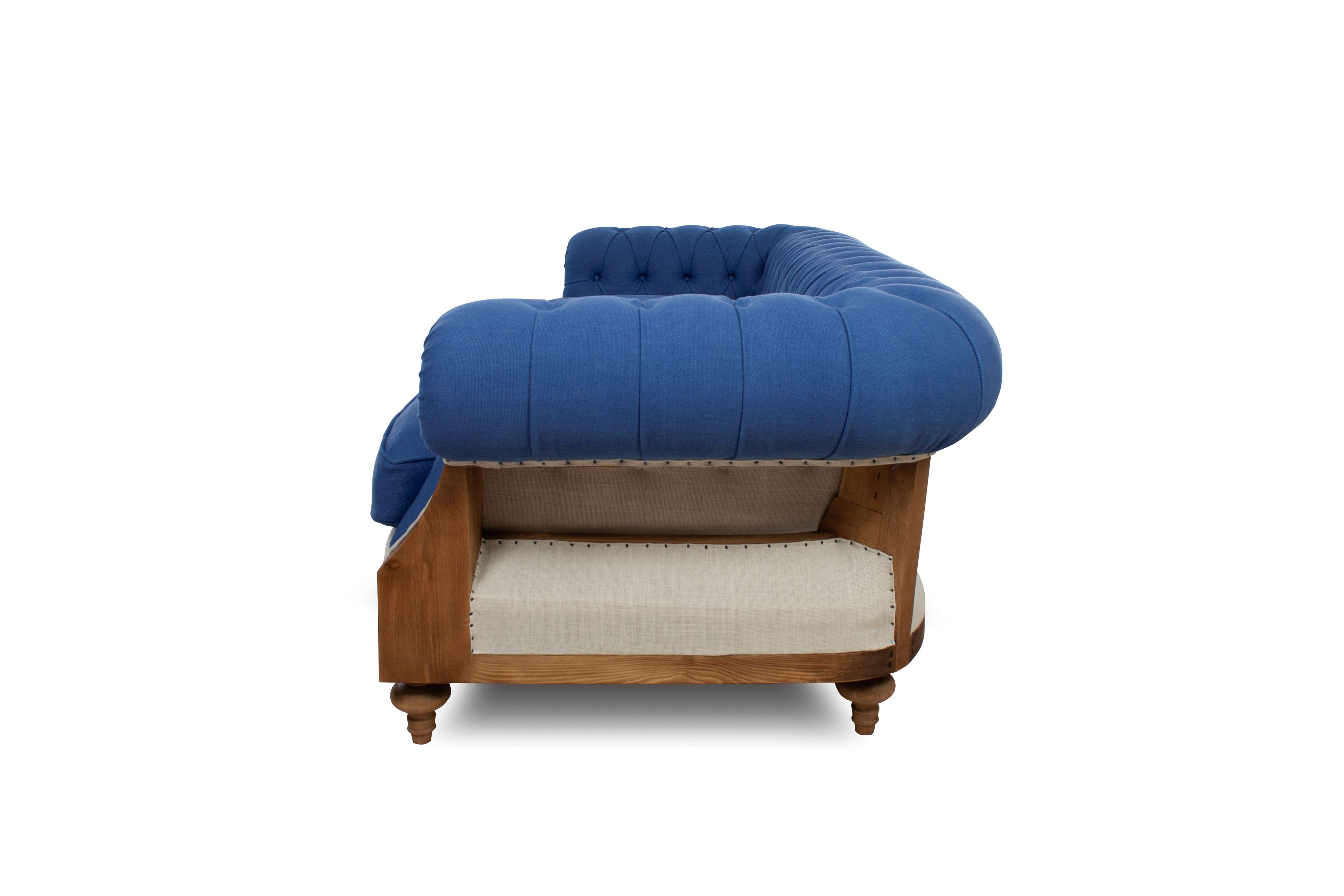 3-местный джутовый диван capitonné CREARTE COLLECTIONS Chesterfield Big Ben Essence ARCH-00005804 - Вид №10