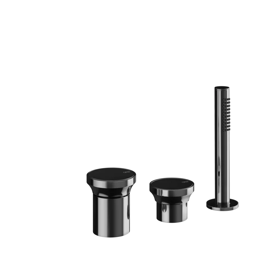 Смеситель для ванны 66043 706 Gessi Origini ЧЕРНЫЙ МЕТАЛЛ PVD 66043706