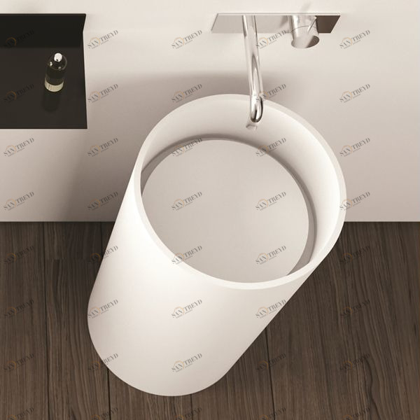 TWRND Накладная раковина на столешницу  круглая MOMA Design 