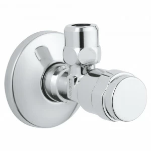 Вентиль угловой GROHE 1/2″-3/8″ для подключения смесителей, хром (41263000)
