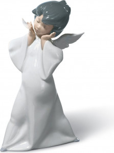 10668961 LLADRO Фигурка Lladro "Сочувствующий ангел" 13x22см Фарфор