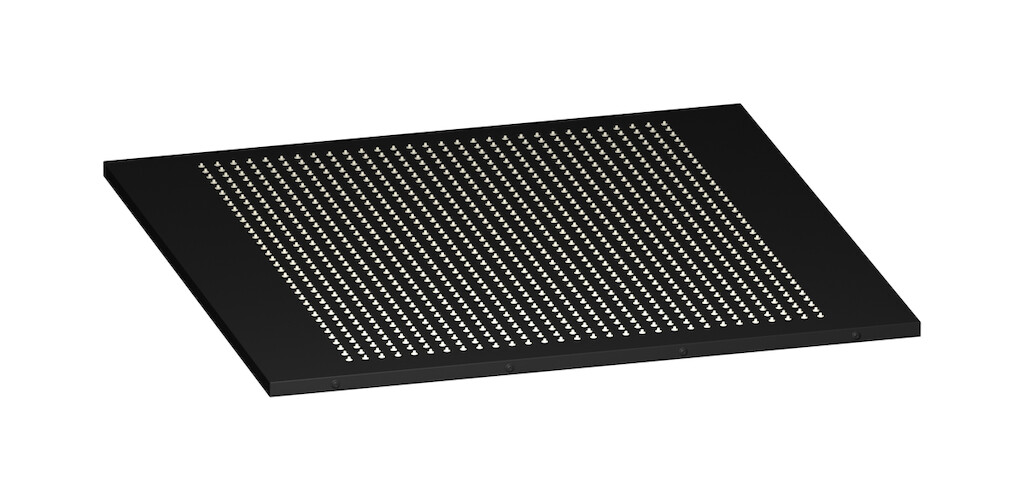 Полувстроенный душ под дождем WE ARE IB av620np Matt Black Aqua