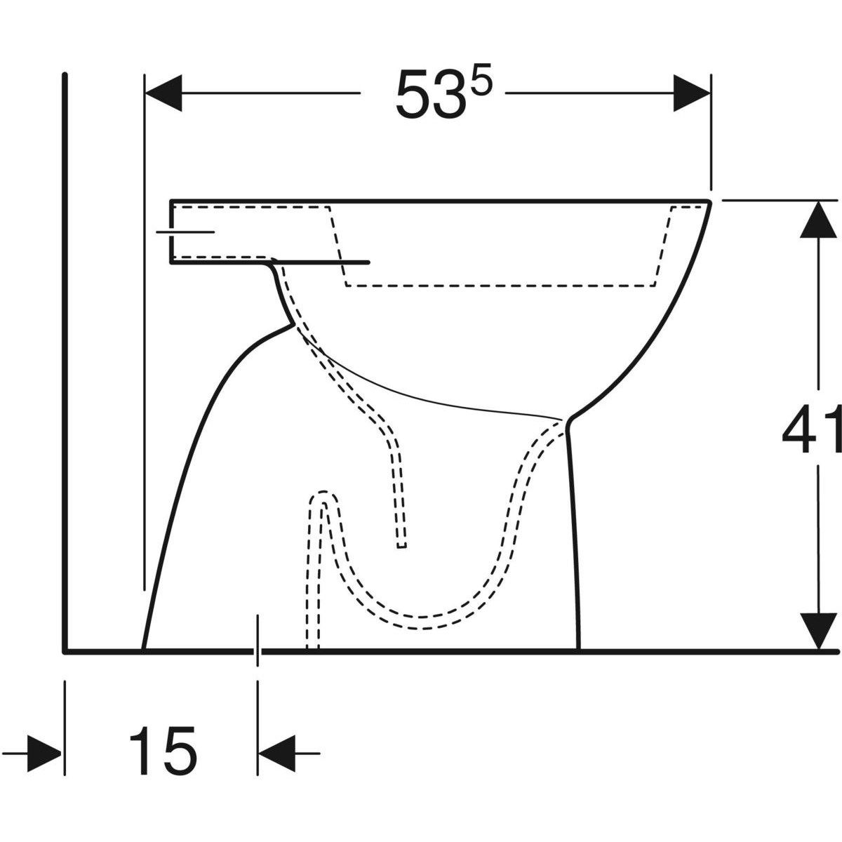 Туалет для ванной комнаты Geberit Fantasia ARCH-00095872 - Вид №7
