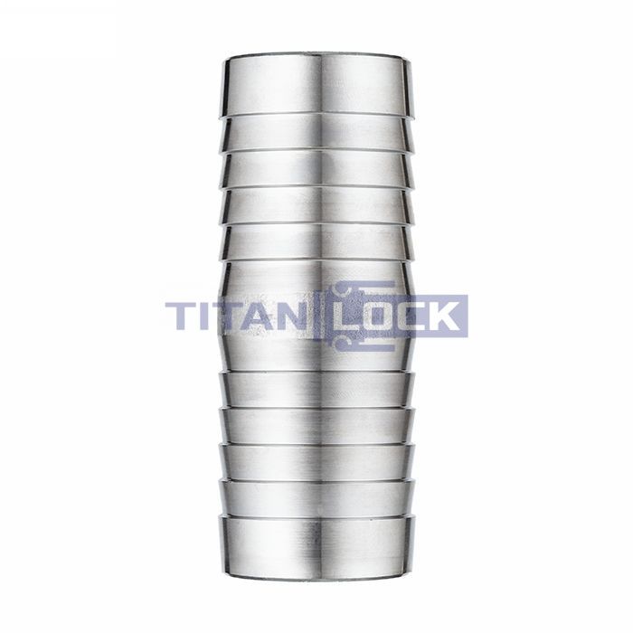 Соединитель для шлангов типа «ёлочка», 1 1/2", оцинкованная сталь TL1.1/2HM TITAN LOCK  - Вид №1