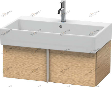 VA612701212 Тумбочка подвесная Vero Air #VA6127 784 x 431 мм Дуб брашированный, натуральный шпон Duravit
