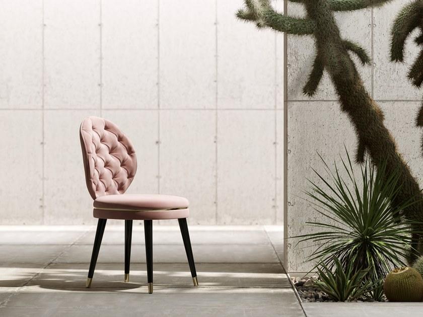 Domkapa Стул медальон из бархата Katy Dkj26  - Вид №1