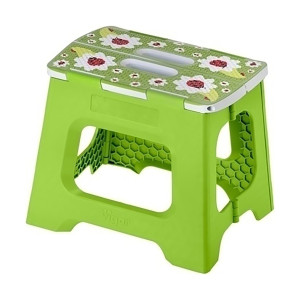91144767 Табурет садовый складной 32 см х 26 см х 23 см пластик зеленый STOOL STLM-0499089 VIGAR
