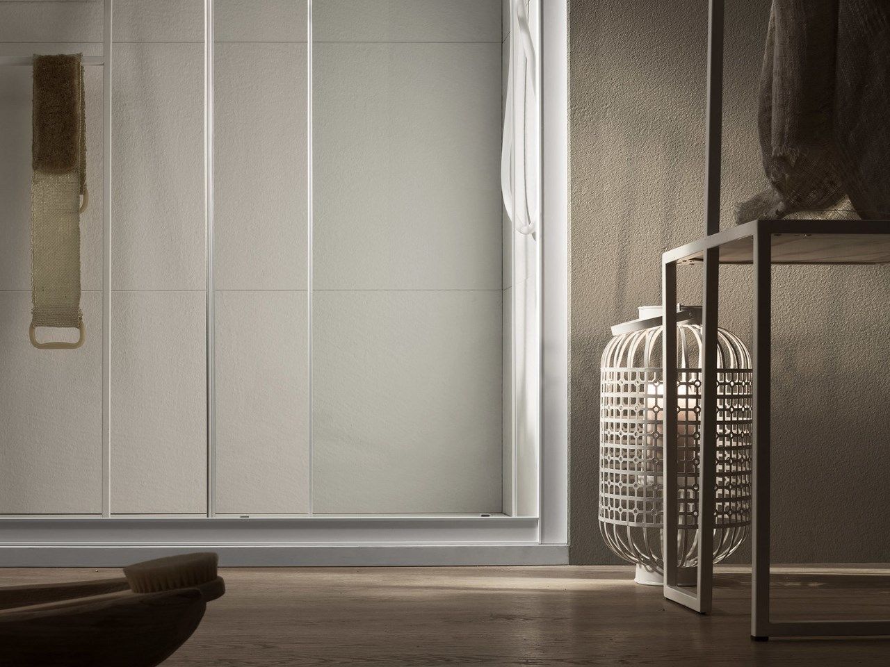 Стеклянная ниша душевая кабина с раздвижной дверью ARCOM A6 ARCH-00063234