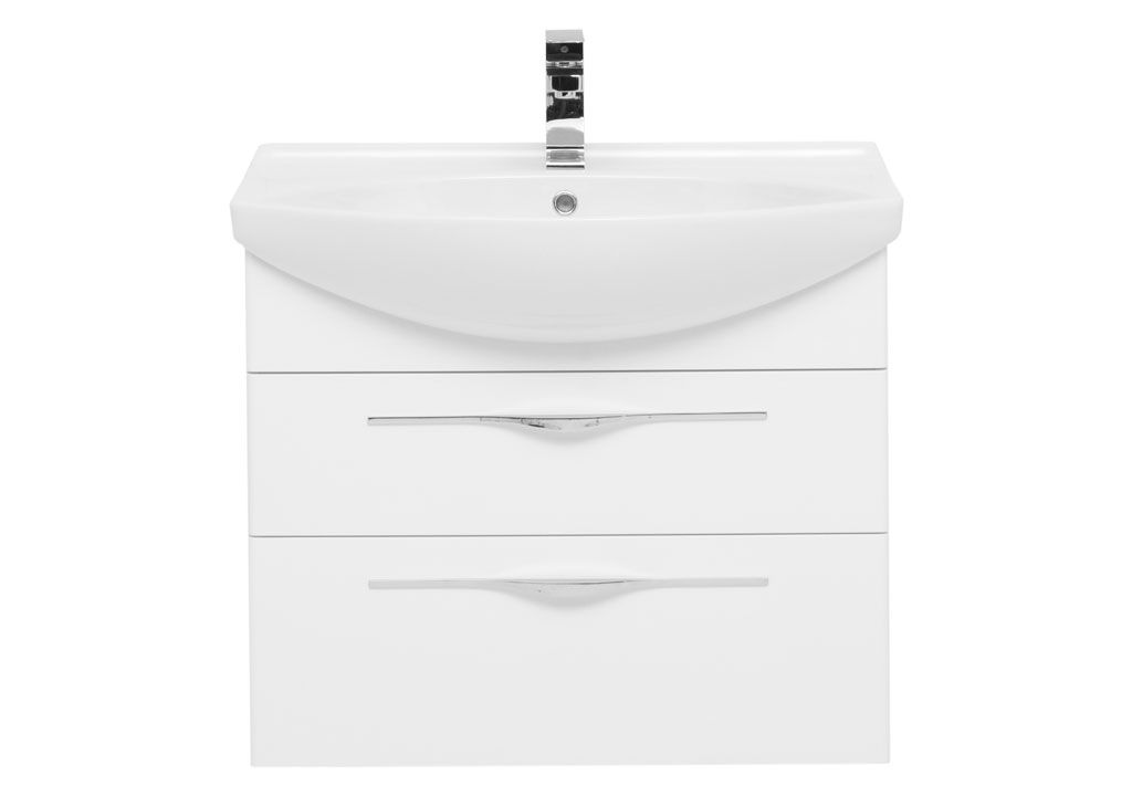 Тумба под раковину Aquanet Ирвин 75 белый sun-id-270534 - Вид №2